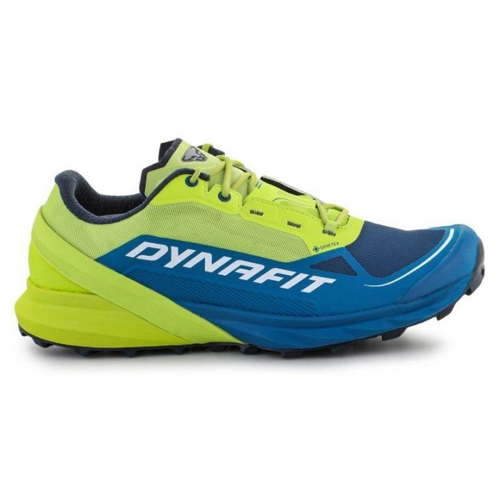 Vyriški bėgimo bekele bateliai Dynafit Ultra 50 GTX, žali ir mėlyni