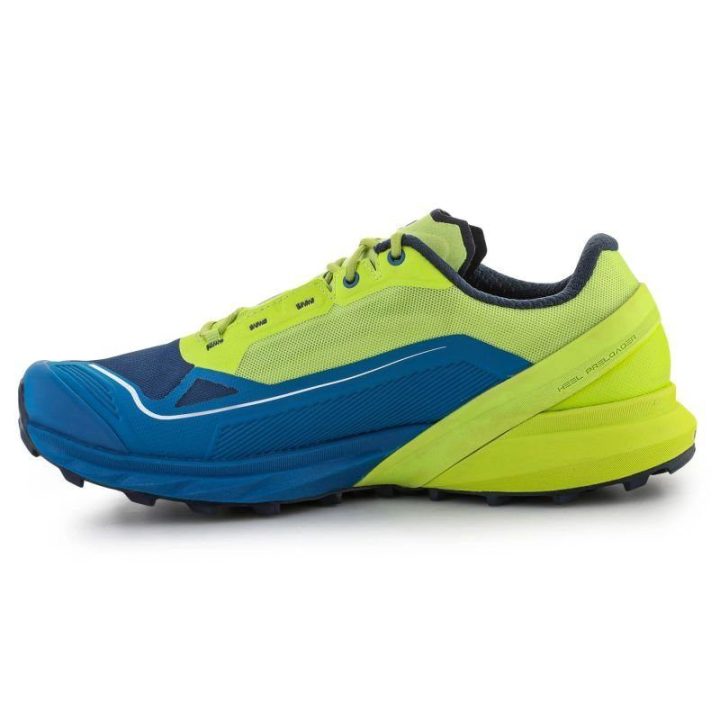 Vyriški bėgimo bekele bateliai Dynafit Ultra 50 GTX, žali ir mėlyni