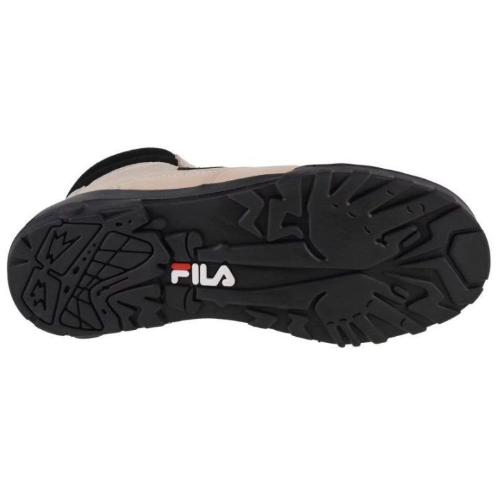 Moteriški odiniai sportbačiai Fila Grunge II Mid, smėlio ir juodi
