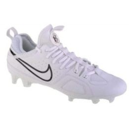 Vyriški žemo profilio futbolo bateliai Nike Huarache 9 Varsity Lax FG, balti