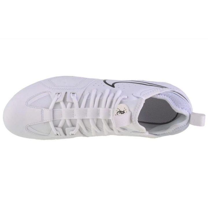 Vyriški žemo profilio futbolo bateliai Nike Huarache 9 Varsity Lax FG, balti