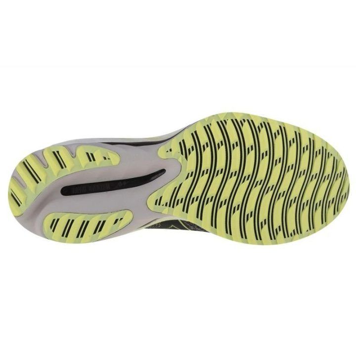 Vyriški bėgimo bateliai Mizuno Wave Neo Wind, juodi ir žali