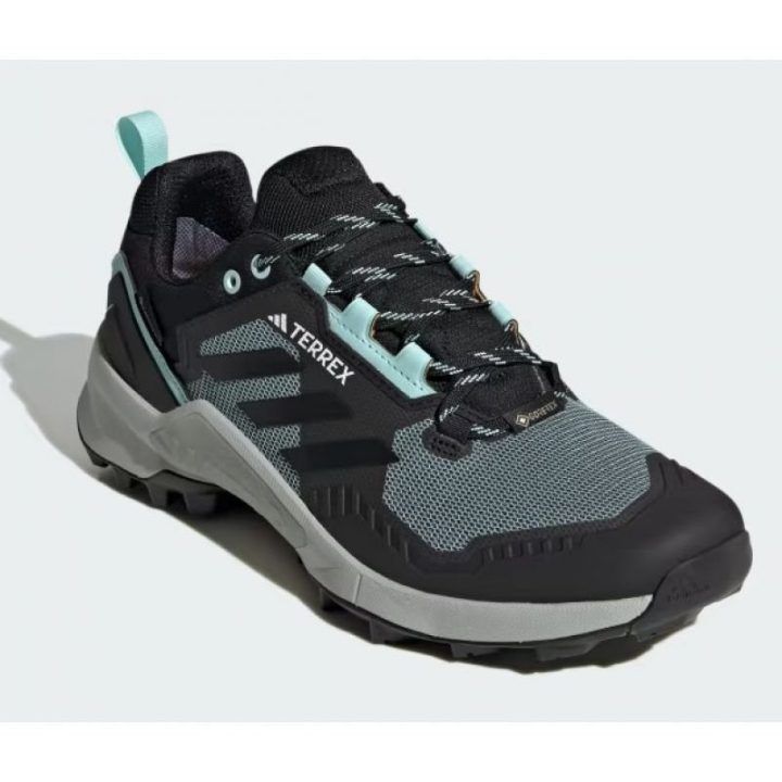 Vyriški žygio batai adidas Terrex Swift R3 GTX, juodi ir mėtiniai