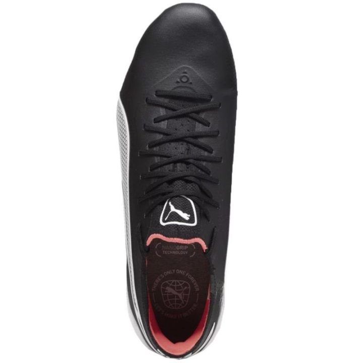 Vyriški futbolo bateliai FG/AG Puma King Ultimate, juodi ir pilki