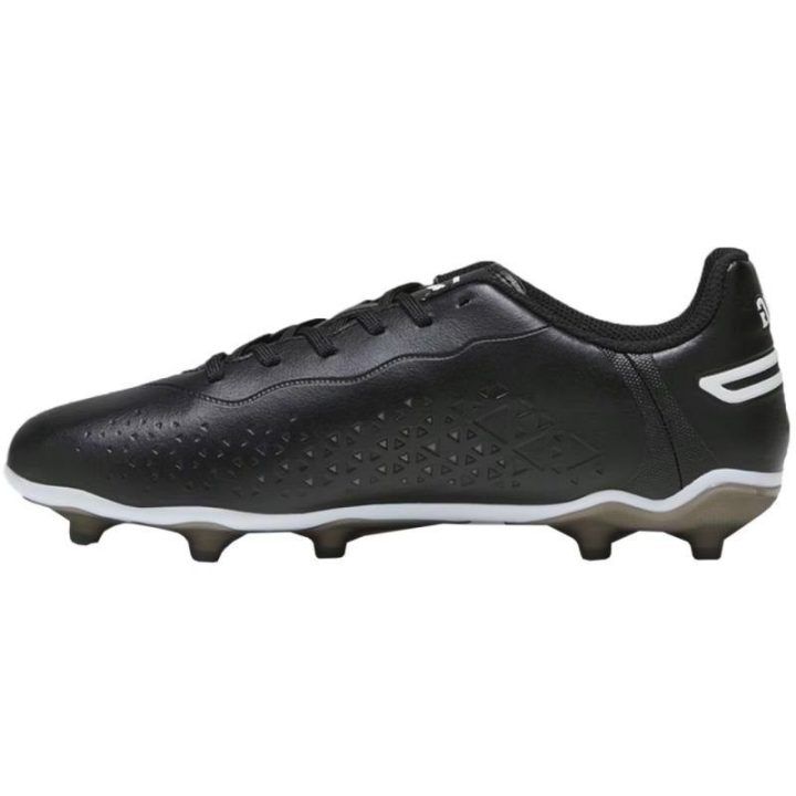 Vaikiški futbolo bateliai Puma King Match FG/AG, juodi