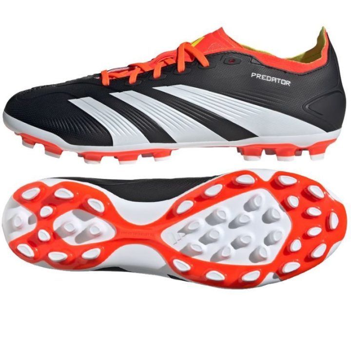 Vyriški futbolo bateliai adidas Predator League L, 2G/3G, juodi, raudoni ir balti