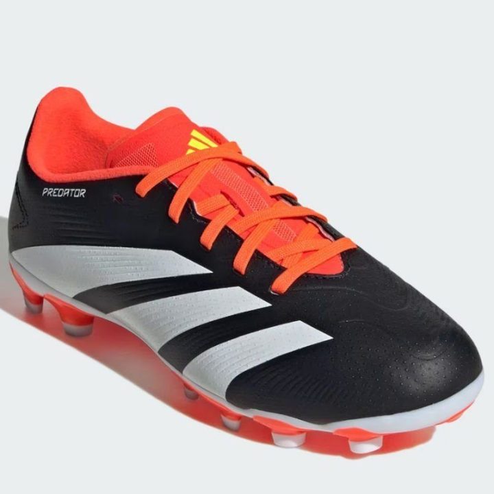 Vaikiški futbolo bateliai adidas Predator League, juodi, raudoni ir balti