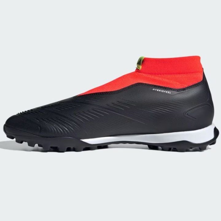Vaikiški futbolo bateliai be raištelių adidas Predator League, juodi, raudoni ir balti