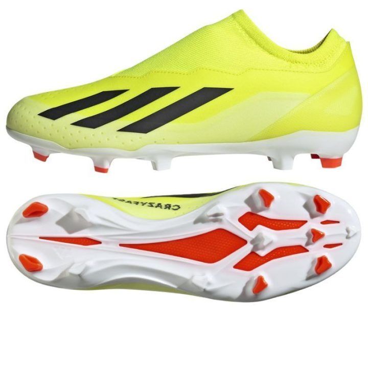 Vyriški futbolo bateliai su elastiniu viršumi adidas X Crazyfast League, geltoni