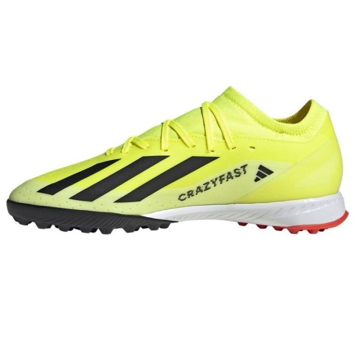 Vyriški futbolo bateliai adidas X Crazyfast League TF, geltoni