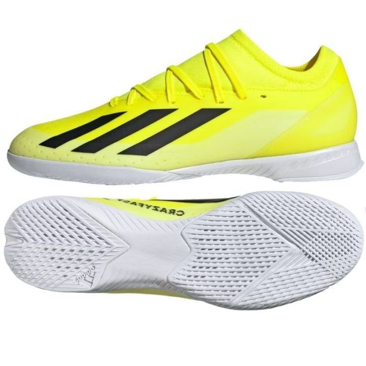 Vyriški salės futbolo bateliai adidas X Crazyfast League, geltoni