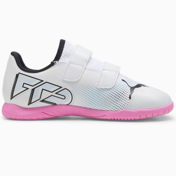 Vaikiški futbolo bateliai su lipukais Puma Future 7 Play IT, balti