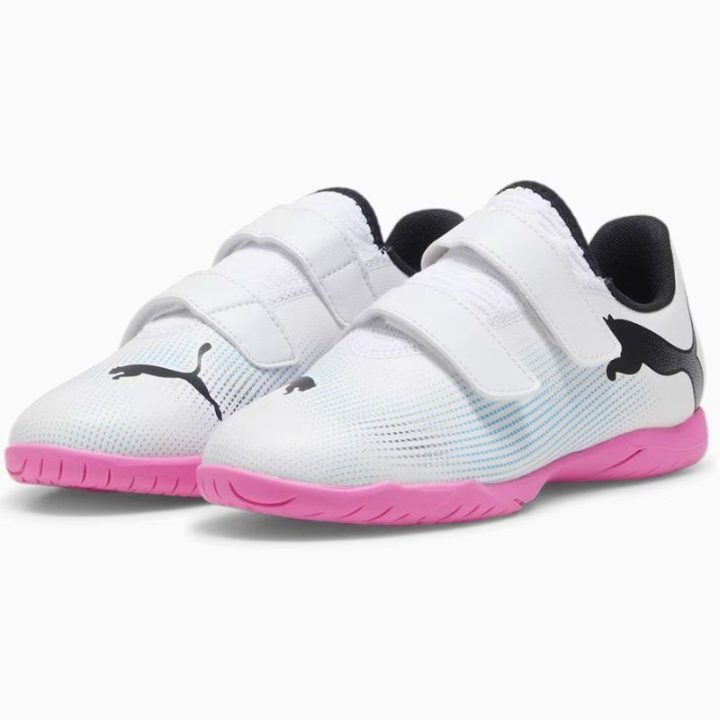 Vaikiški futbolo bateliai su lipukais Puma Future 7 Play IT, balti