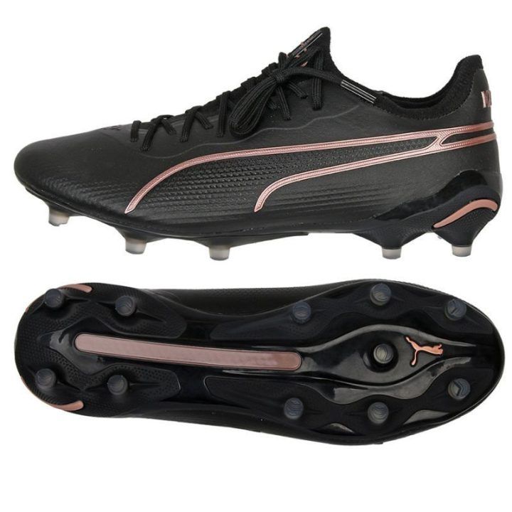 Vyriški futbolo bateliai FG/AG Puma King Ultimate, juodi