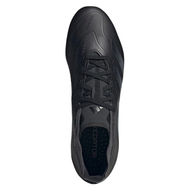 Vyriški žemo profilio futbolo bateliai adidas Predator League, juodi