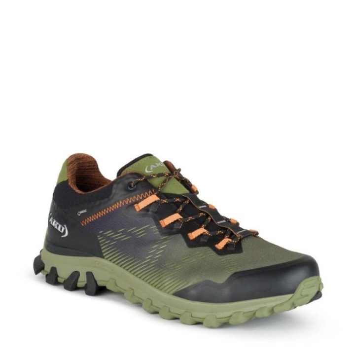 Vyriški žygio batai su GORE-TEX membrana AKU Levia GTX, žali