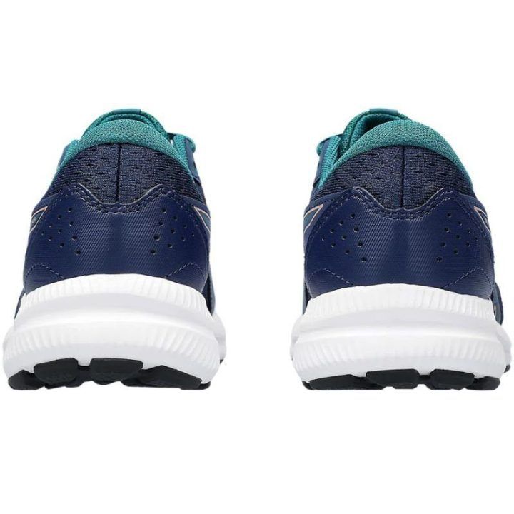 Moteriški bėgimo bateliai ASICS Gel Contend 8, tamsiai mėlyni ir balti