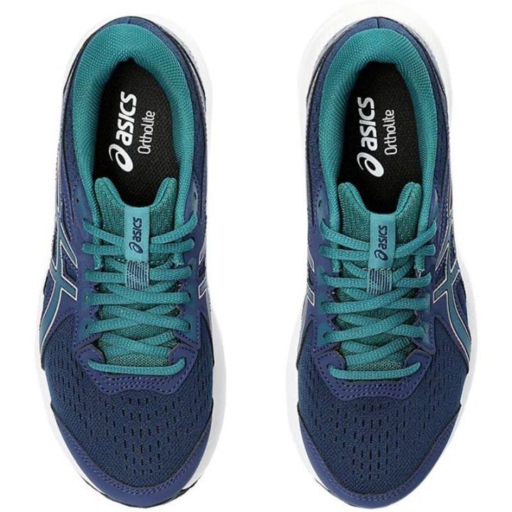 Moteriški bėgimo bateliai ASICS Gel Contend 8, tamsiai mėlyni ir balti