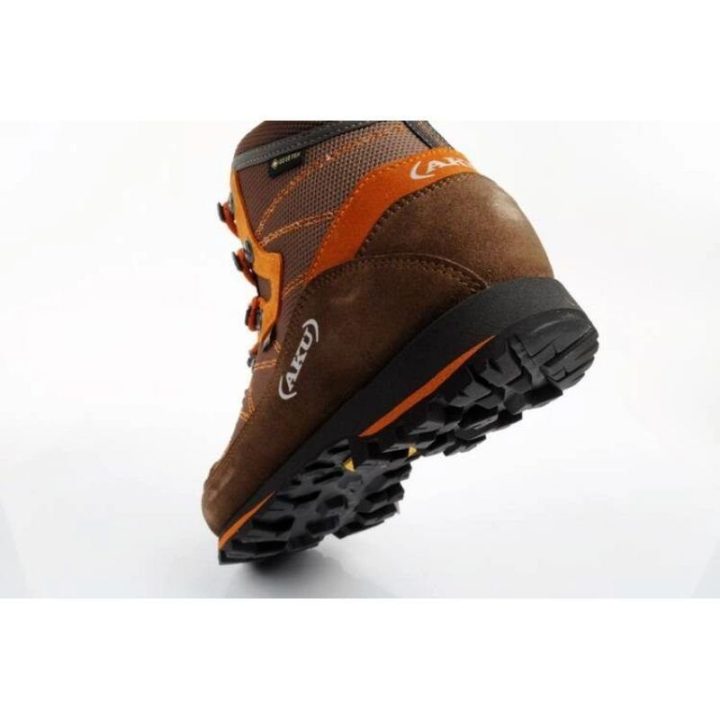 Moteriški žygio batai iš natūralios odos AKU Trekker GTX, rudi