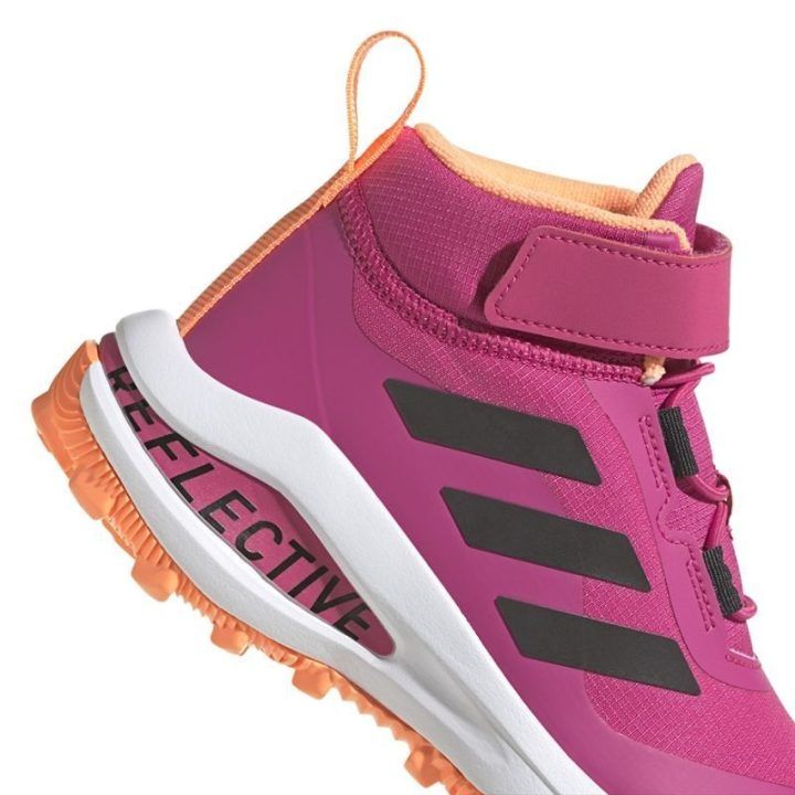 Vaikiški bėgimo batai adidas Fortarun, rožiniai, balti ir juodi
