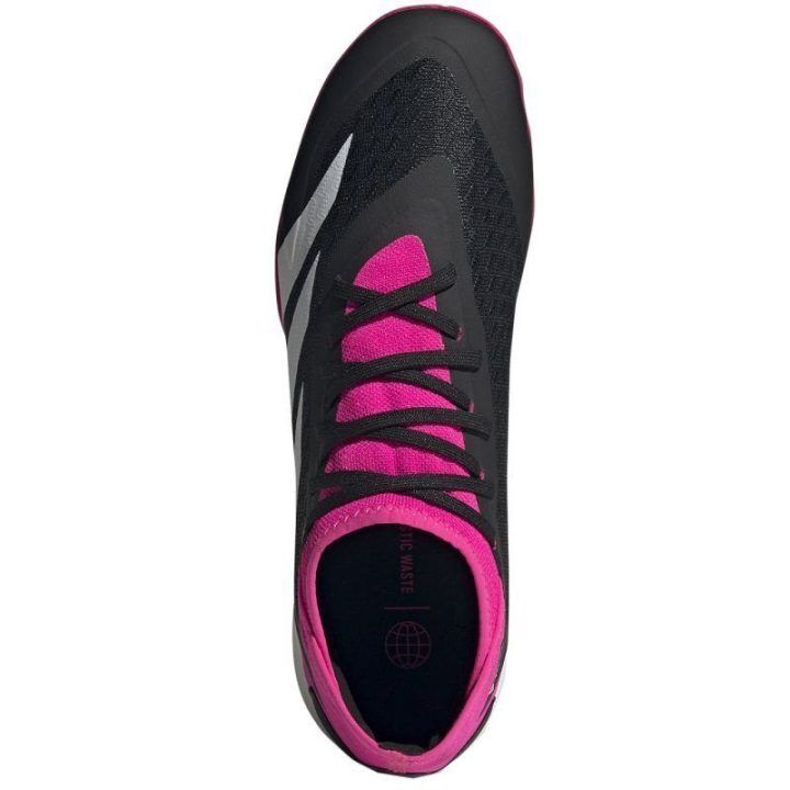 Vyriški salės bateliai adidas Predator Accuracy.3 IN, juodi ir rožiniai