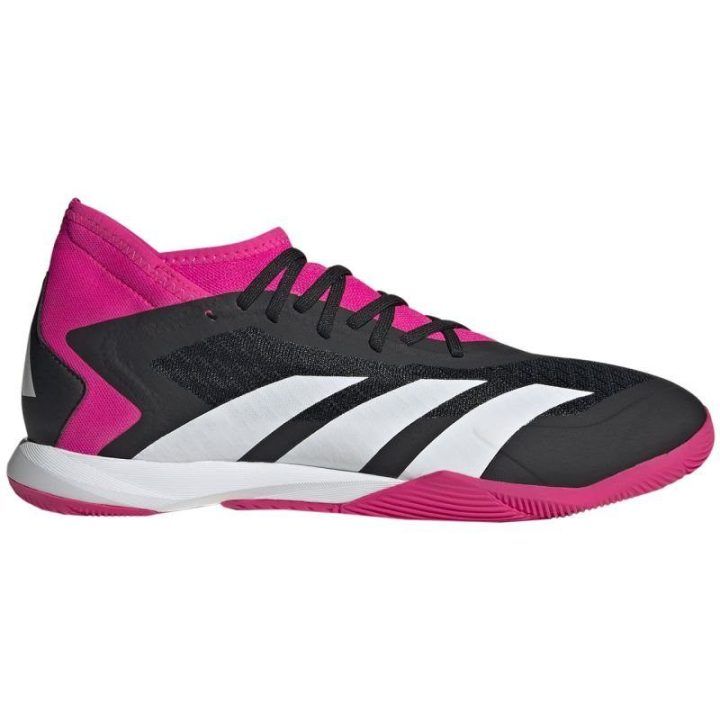 Vyriški salės bateliai adidas Predator Accuracy.3 IN, juodi ir rožiniai