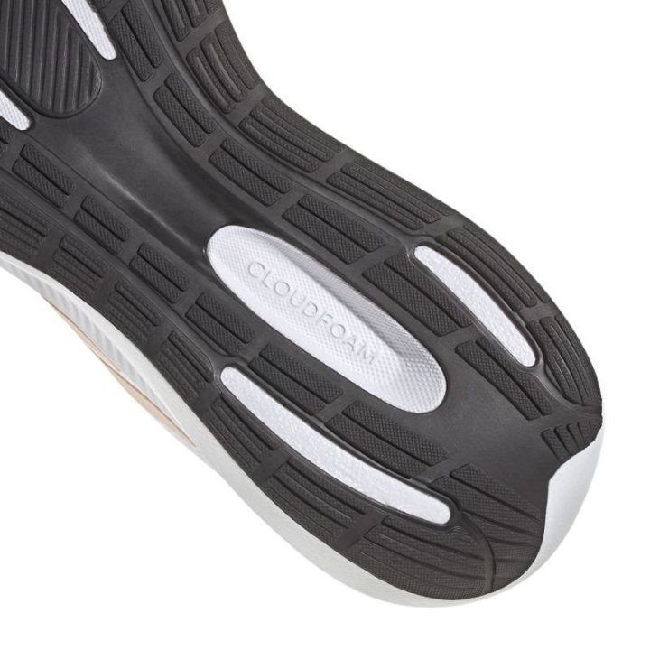 Moteriški bėgimo bateliai su raišteliais adidas Runfalcon 3, balti