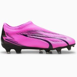 Vaikiški futbolo bateliai Puma Ultra Match LL, FG/AG, rožiniai