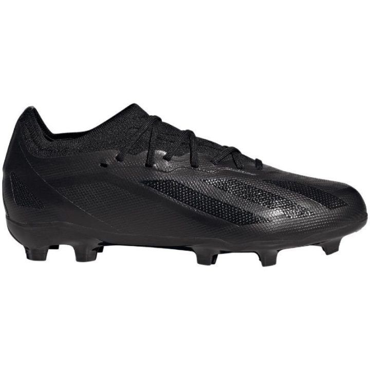 Vaikiški futbolo bateliai adidas X Crazyfast.1 FG, juodi