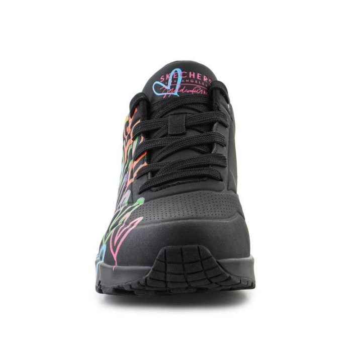 Moteriški sportbačiai Skechers Highlight Love, juodi, įvairiaspalviai