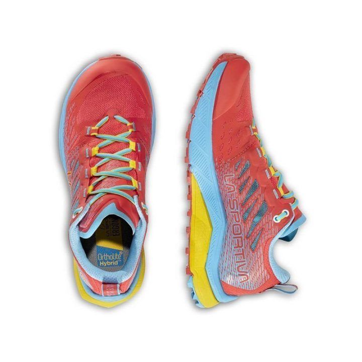 Moteriški bekelės bateliai La Sportiva Jackal II, rožiniai/mėlyni