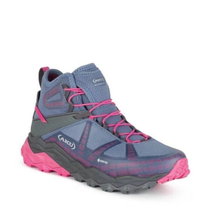 Moteriški žygio batai su GORE-TEX Aku Flyrock GTX, mėlyni