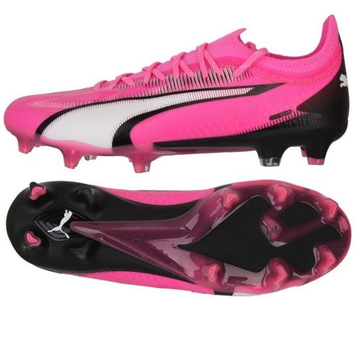 Vyriški futbolo bateliai su raišteliais Puma Ultra Ultimate, rožiniai