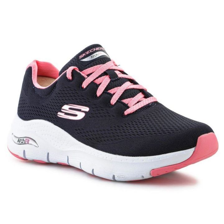 Moteriški sportbačiai Skechers Big Appeal, tamsiai mėlyni ir koraliniai