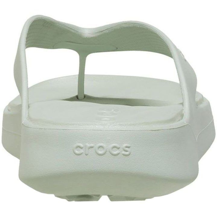 Moteriškos šlepetės per pirštą Crocs Getaway Flip, žalios