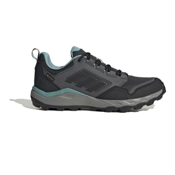 Moteriški bėgimo bekele batai adidas Terrex Tracerocker 2 GTX, juodi, pilki ir žydri