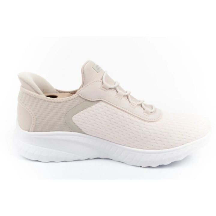 Moteriški sportbačiai Skechers Bobs Squad Slip-ins, smėlio