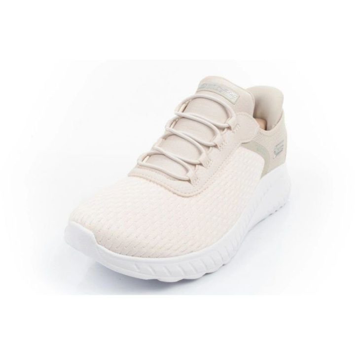 Moteriški sportbačiai Skechers Bobs Squad Slip-ins, smėlio