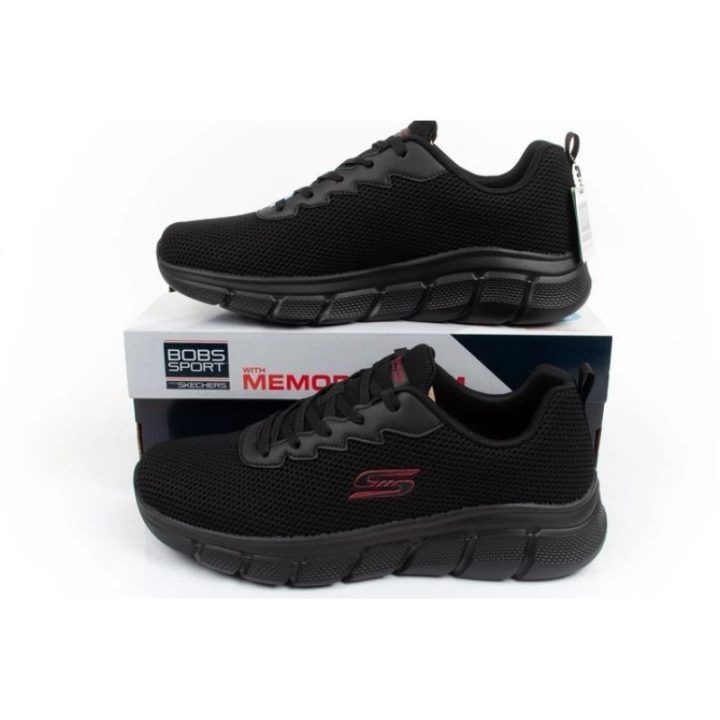 Vyriški sportbačiai Skechers BOBS B Flex Chill Edge, juodi