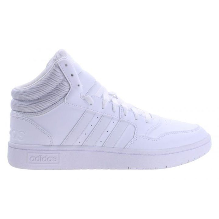 Vyriški sportbačiai aukštu auliuku adidas Hoops 3.0, balti