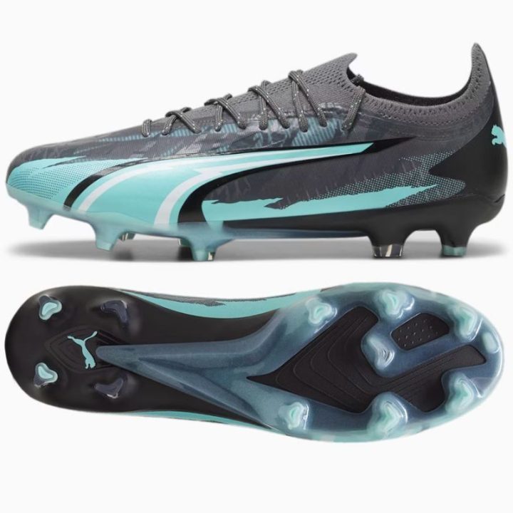 Vyriški futbolo bateliai Puma Ultra Ultimate Rush FG/AG, pilki