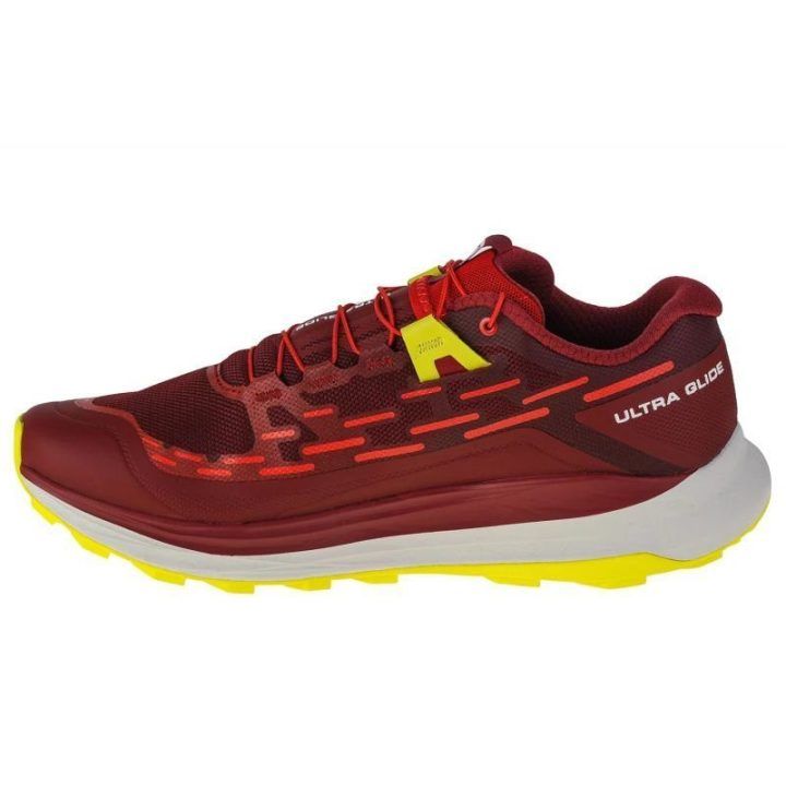 Vyriški bėgimo bekele bateliai Salomon Ultra Glide, bordo