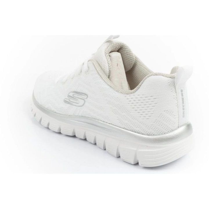 Moteriški sportbačiai su Memory Foam vidpadžiu Skechers, balti