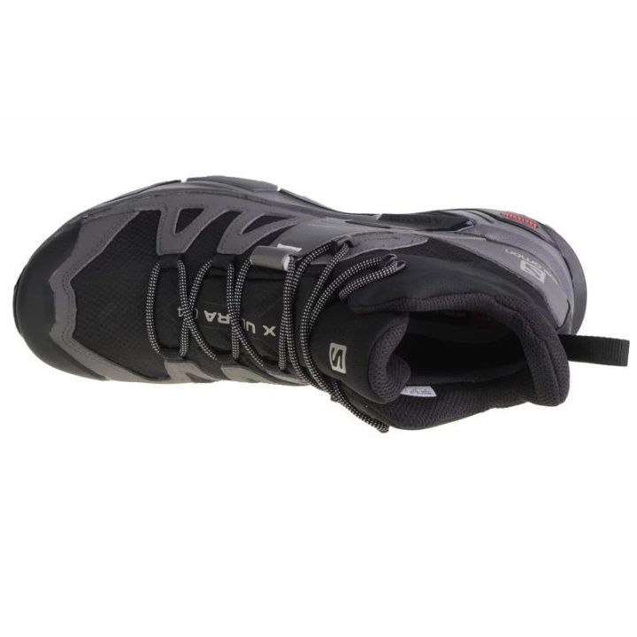 Vyriški žygio batai Salomon X Ultra 4 Mid GTX, juodi ir pilki