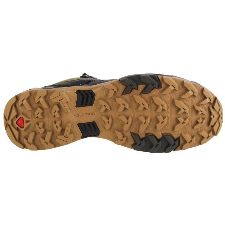 Vyriški aukšti žygio batai Salomon X Ultra 4 Mid GTX, žali