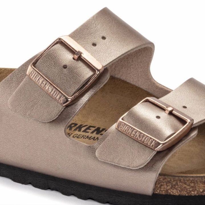 Moteriškos šlepetės su sagtimis Birkenstock Arizona, vario