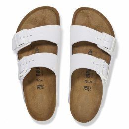 Moteriškos šlepetės Birkenstock Arizona BF, baltos