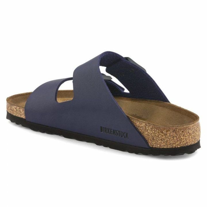Vyriškos šlepetės su dviem dirželiais Birkenstock Arizona, tamsiai mėlynos