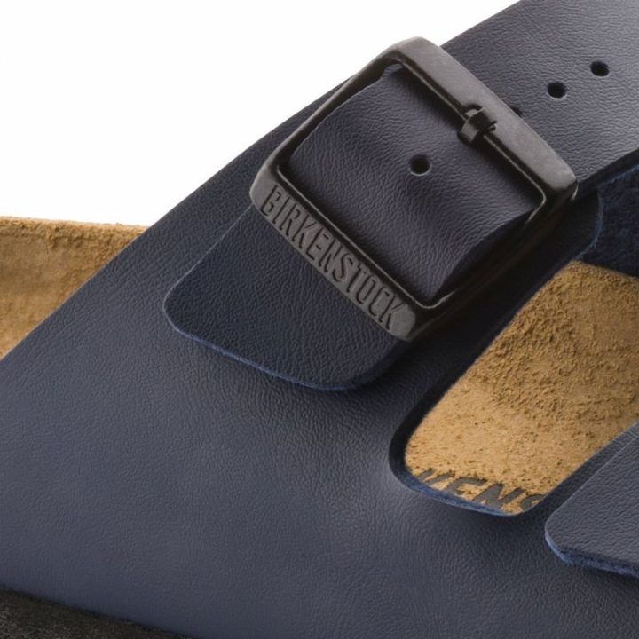Vyriškos šlepetės su dviem dirželiais Birkenstock Arizona, tamsiai mėlynos