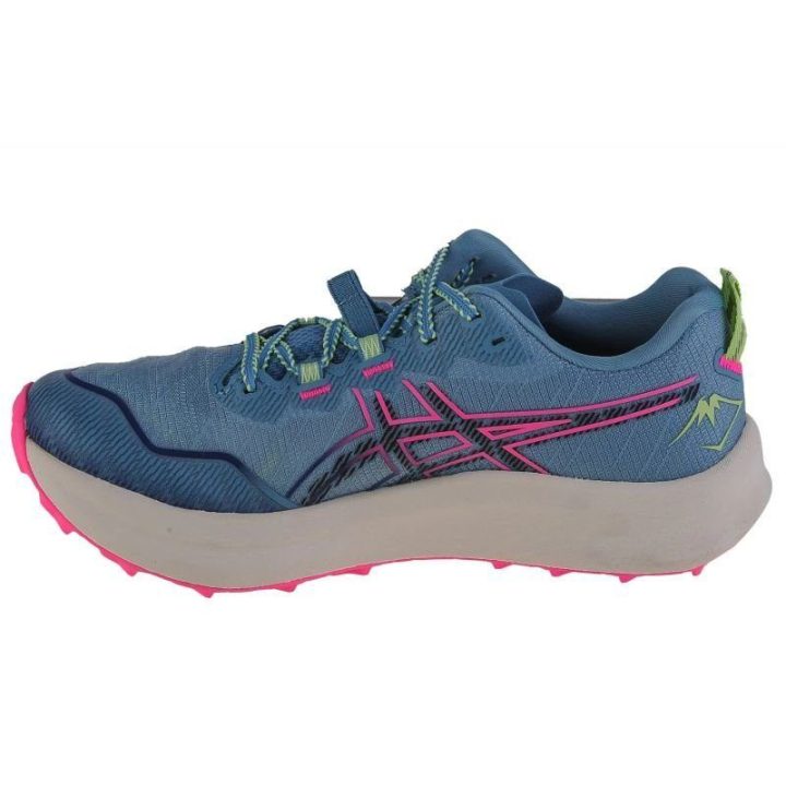 Moteriški bėgimo bekele bateliai Asics Fujispeed 2, mėlyni ir rožiniai